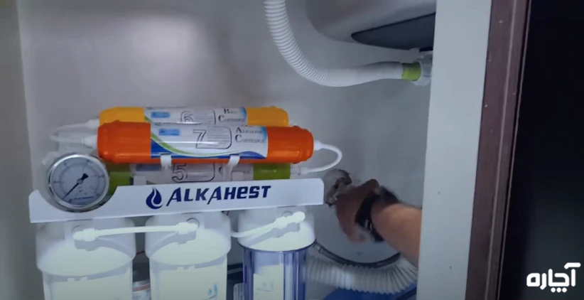نصب دستگاه تصفیه آب خانگی در شیراز - آچاره