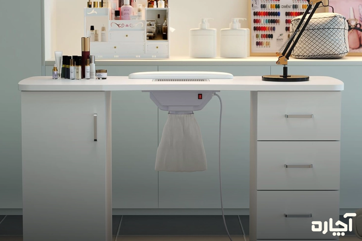 سنگ کورین کابینت برای آرایشگاه‌ها
