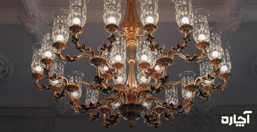 نصب لوستر در کرج آچاره