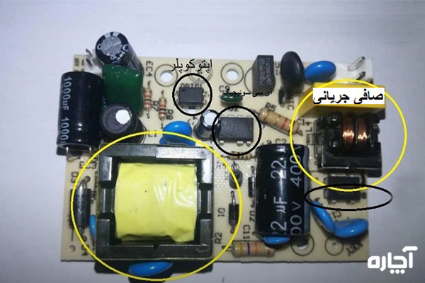 هزینه تعمیر برد تغذیه آیفون تصویری