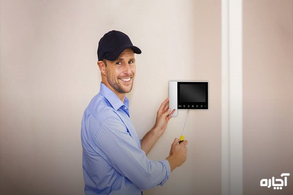 نصب آیفون تصویری الکتروپیک + نقشه سیم کشی الکتروپیک