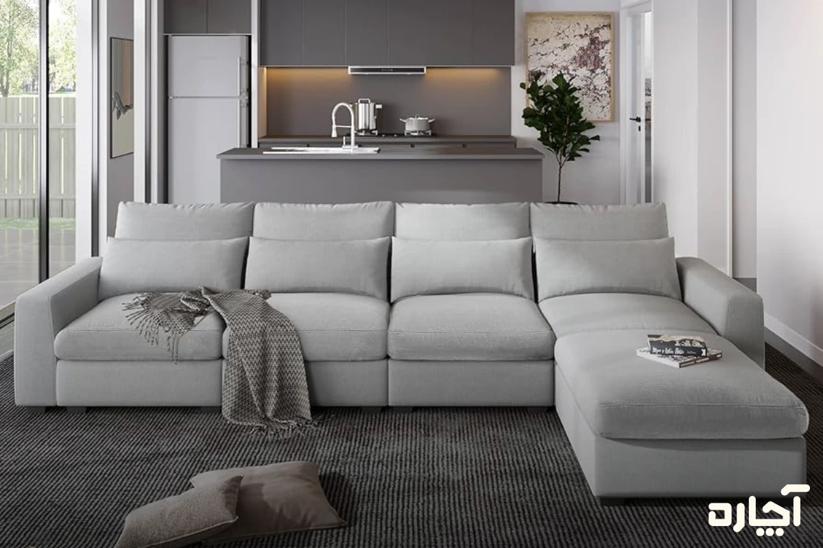 انواع مبل کلاسیک یا راحتی؛ مبل راحتی با جای سر