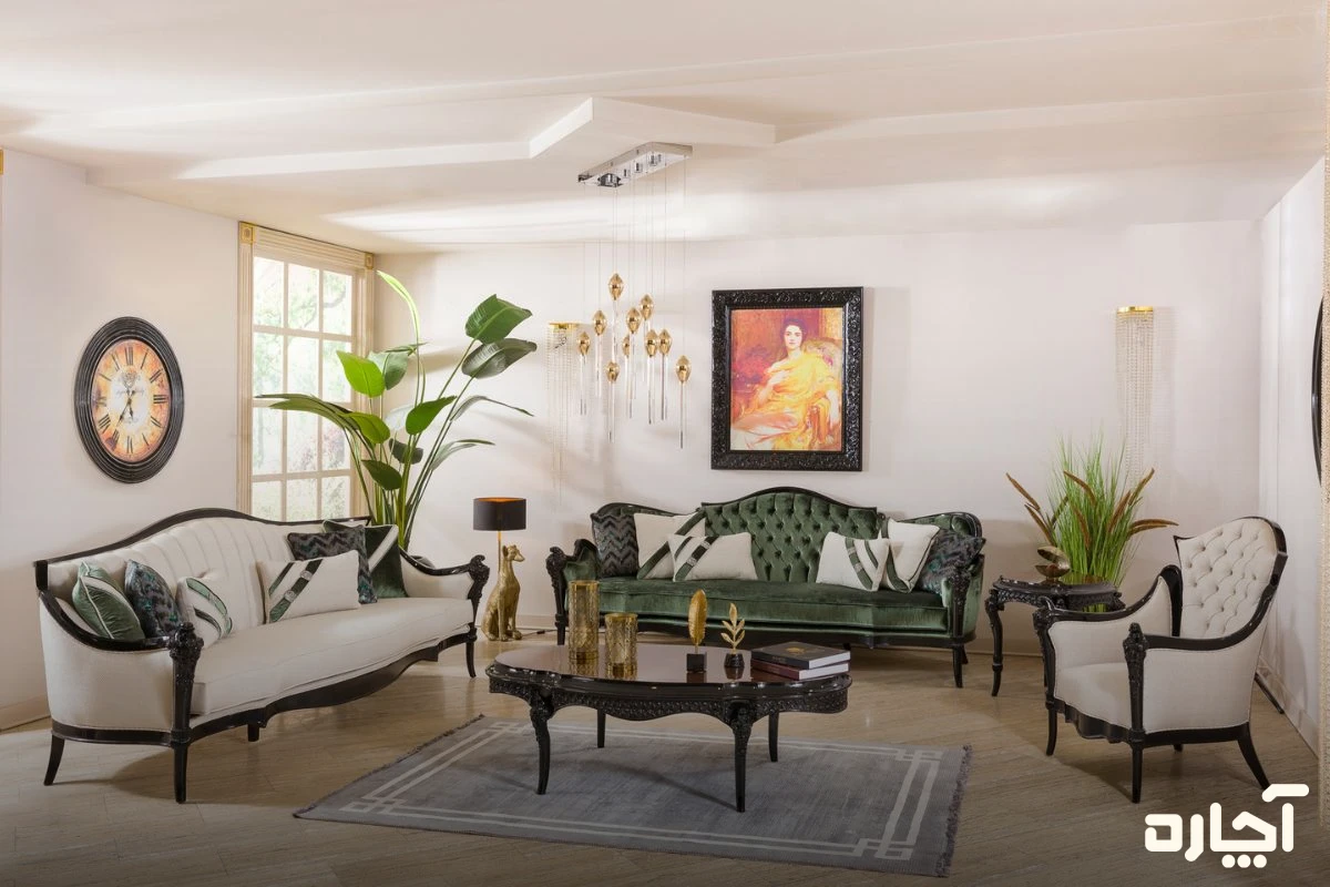 انواع مبل کلاسیک یا راحتی؛ کلاسیک ساده