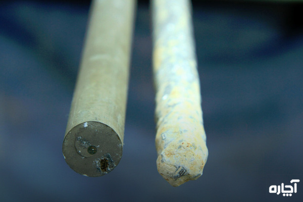 ایجاد رسوب در الکترودها