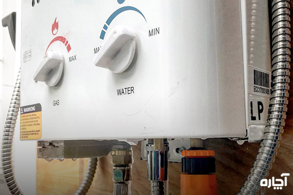 فشار گاز را تنظیم کنید