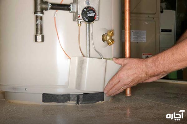 علت کامل خاموش نشدن مشعل بعد از بستن شیر آب گرم