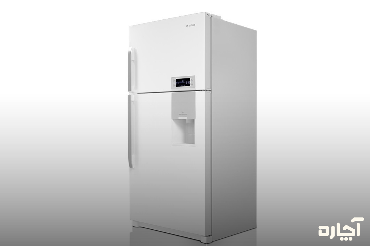 پرفروش ترین یخچال فریزر در ایران مدل بالا پایین از اسنوا