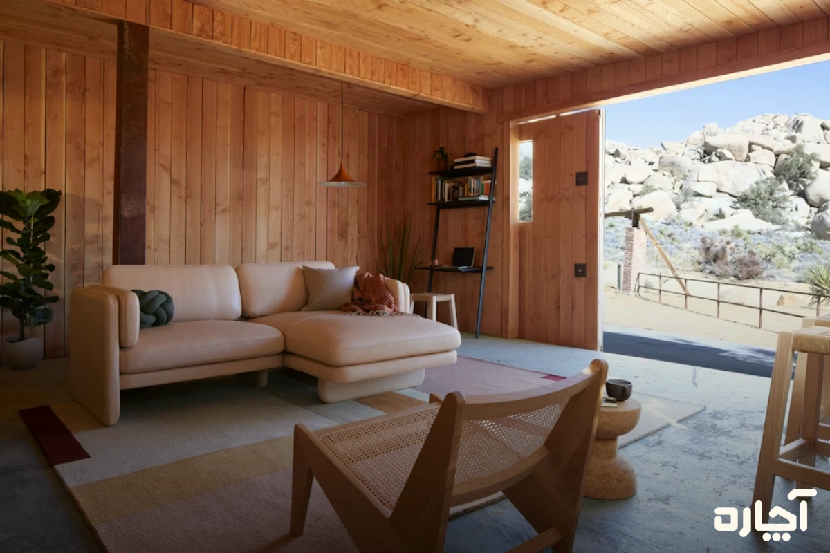 نحوه چیدمان مبل سکشنال در نهایت هماهنگی با سایر عناصر در محیط