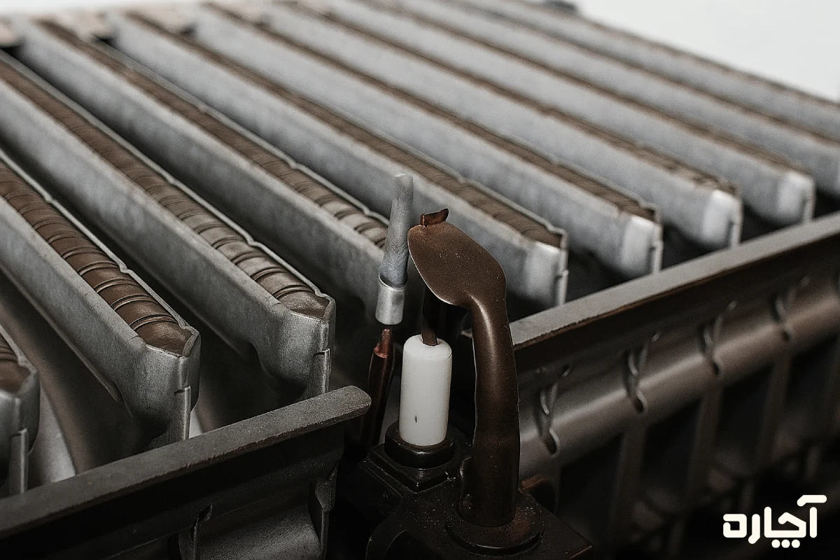 عدم تنظیم فاصله جرقه‌زن با بدنه پکیج علت جرقه زدن مداوم پکیج