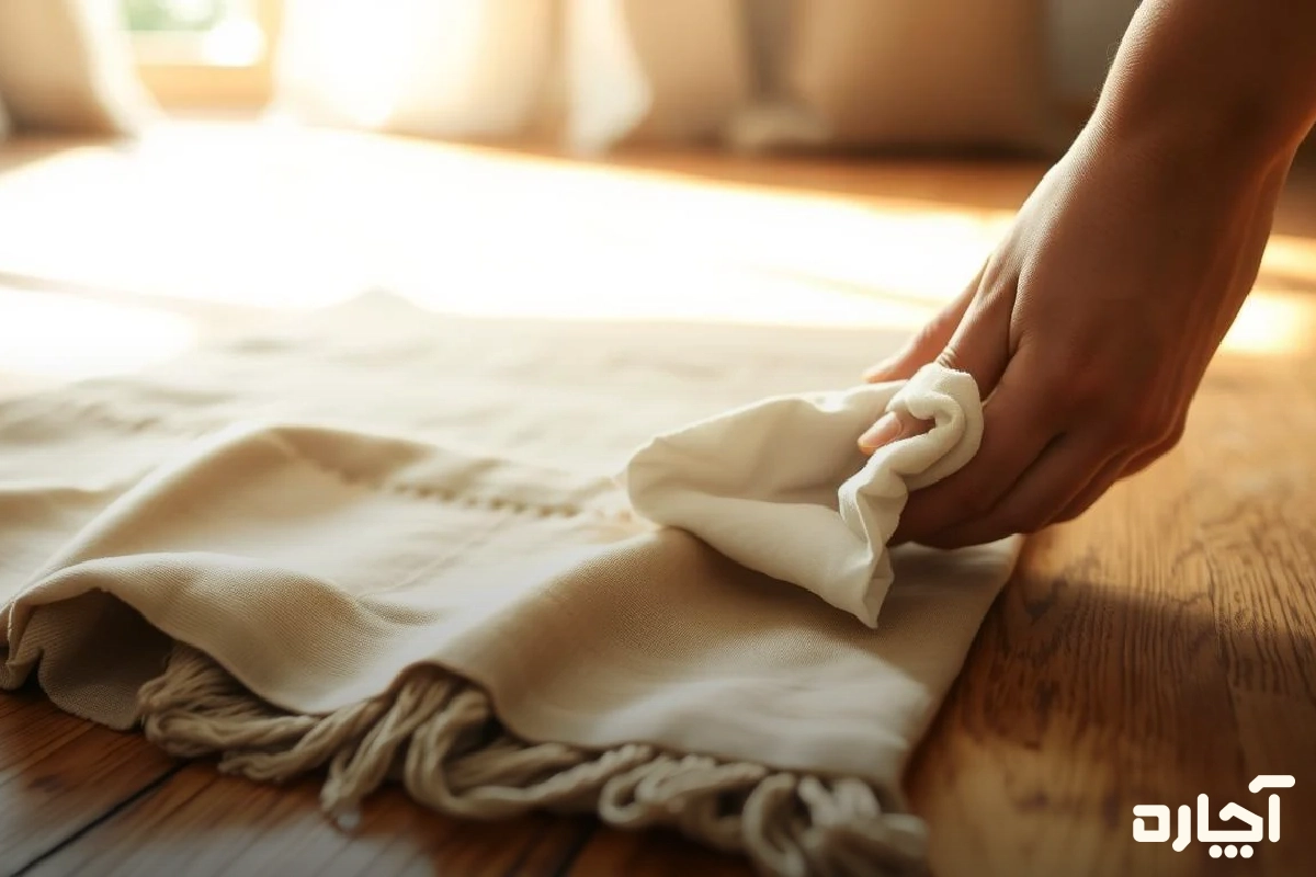 نگهداری از فرش ابریشمی با جلوگیری از تابش مستقیم خورشید