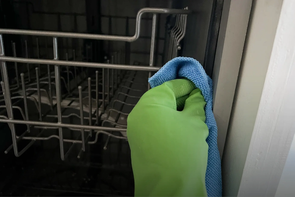 از بین بردن کپک ماشین ظرفشویی