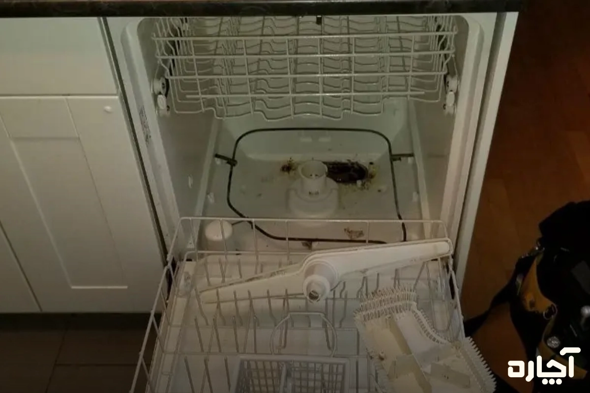 از بین بردن کپک ماشین ظرفشویی