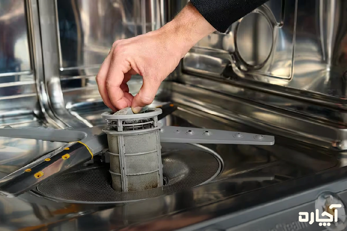 از بین بردن کپک ماشین ظرفشویی