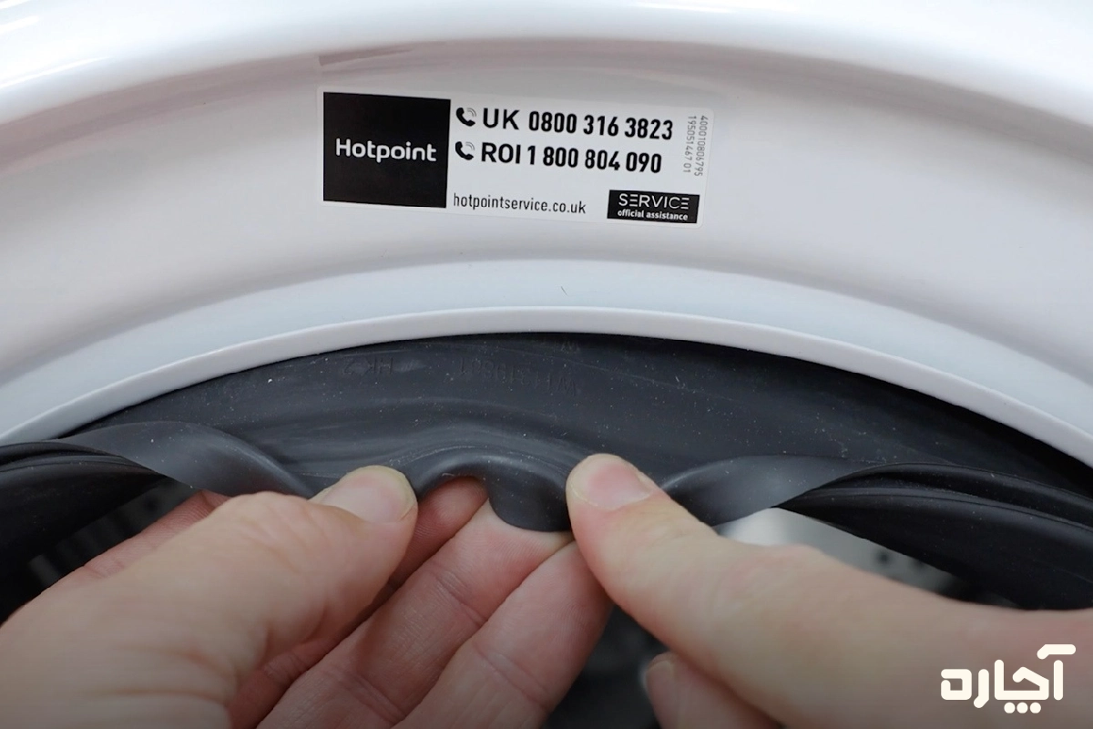 مراحل اصلی آموزش تعویض واشر لباسشویی