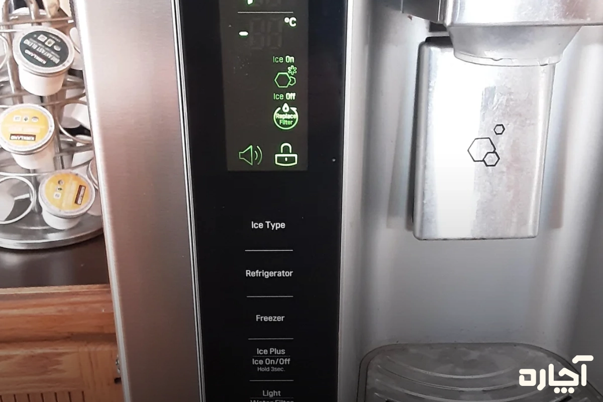 نوسان برق؛ علت خاموش شدن صفحه نمایش یخچال ال جی 