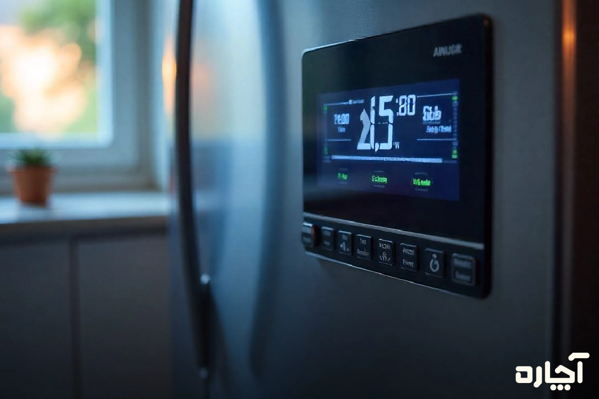 خاموش شدن صفحه نمایش یخچال ال جی به دلیل رطوبت