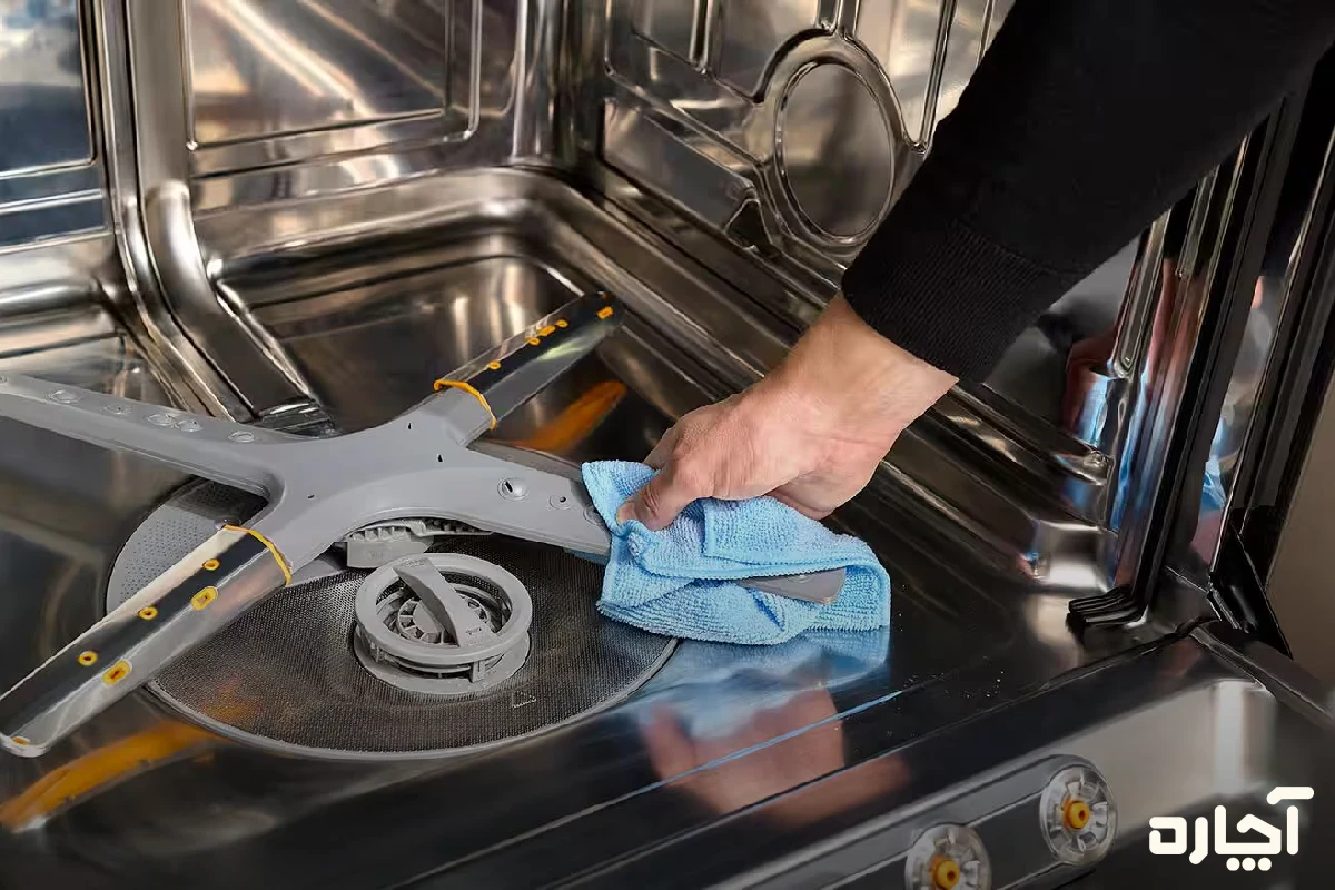 نحوه از بین بردن کپک ماشین ظرفشویی با وایتکس