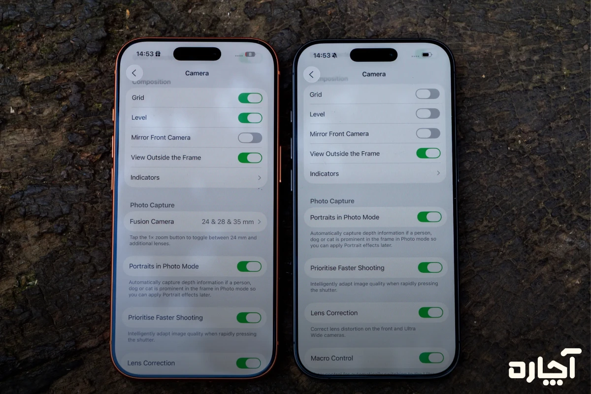 سیستم دوربین سه‌گانه در انواع آیفون 17 پرو و پرومکس