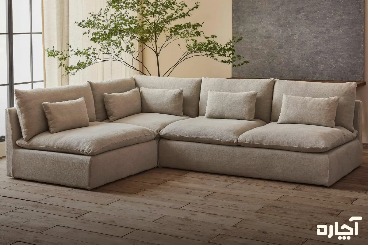 نحوه انتخاب مبل سکشنال با توجه به ابعاد فضا