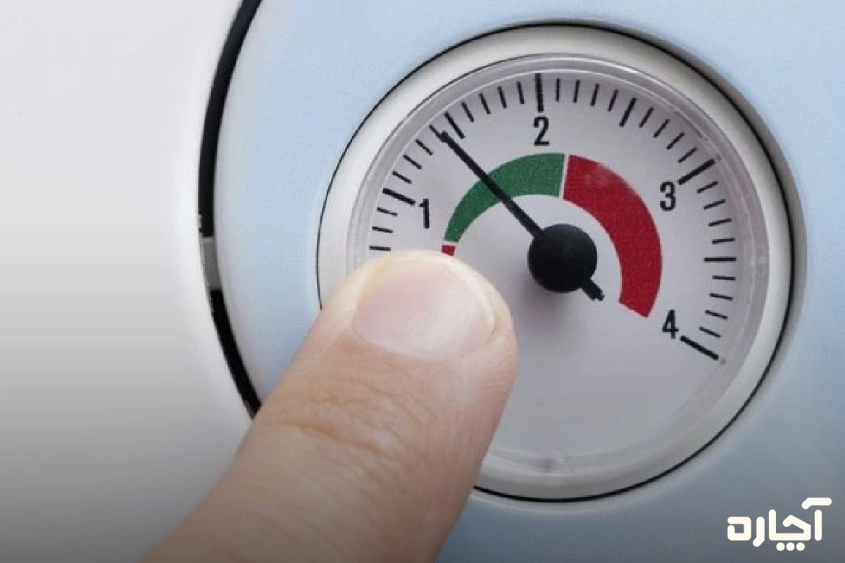 فرآیند خاموش کردن پکیج در مسافرت: تنظیم فشار