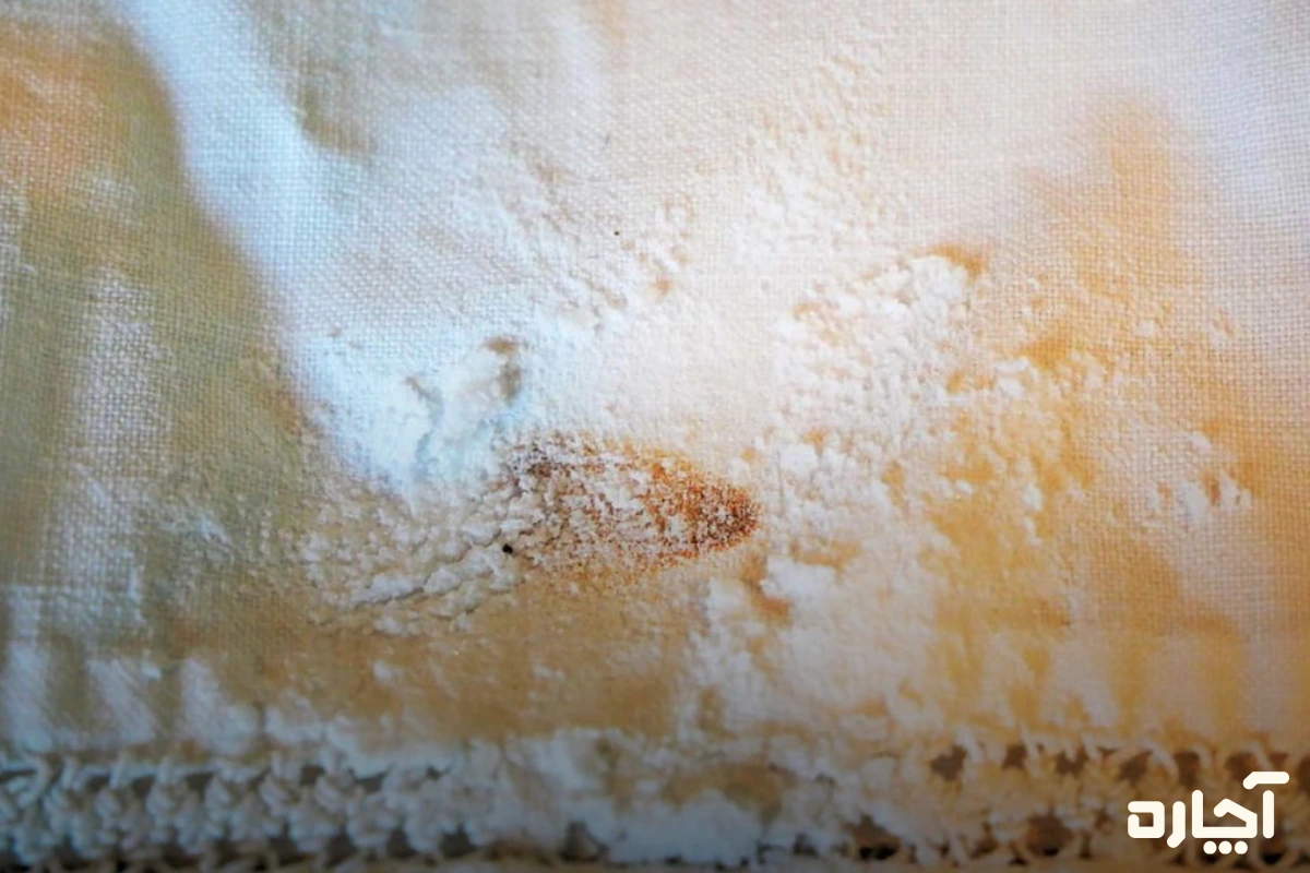 رفع زنگ زدگی پرده با آب‌لیمو و نمک