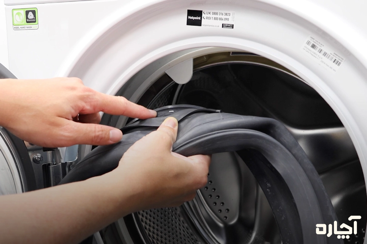 آموزش تعویض واشر لباسشویی؛ نصب براساس علامت‌ها