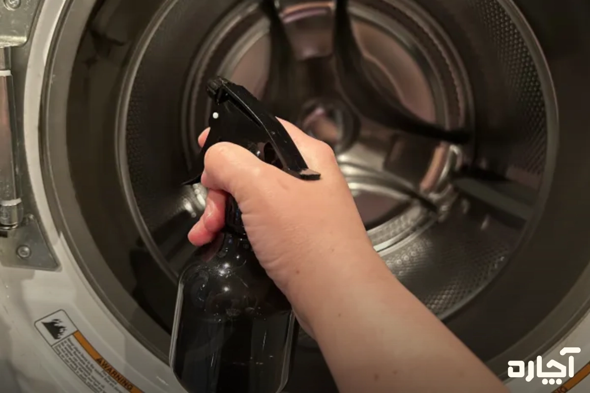 نحوه تمیز کردن لاستیک لباسشویی با پراکسید هیدروژن (آب‌اکسیژنه ۳٪)