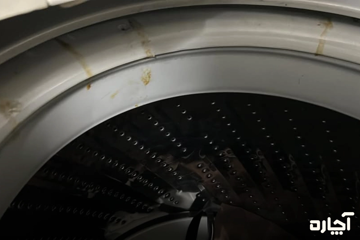 آموزش تعویض واشر لباسشویی؛ به دلیل چسبندگی لاستیک