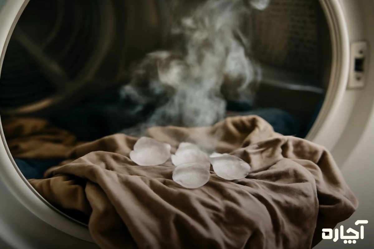 آیا بخار در دستگاه مانند ریختن یخ در لباسشویی عمل میکند؟