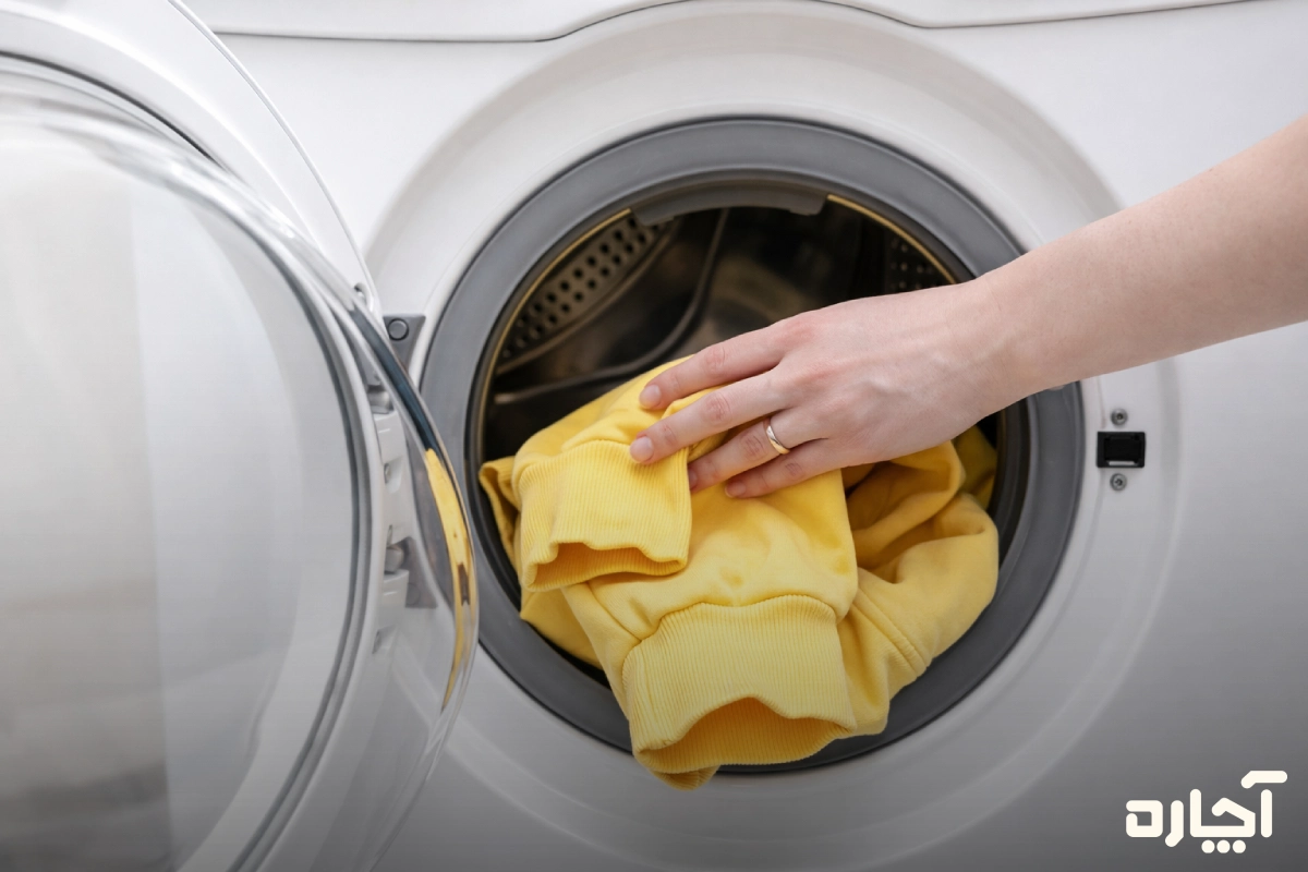 نحوه شستن هودی با لباسشویی