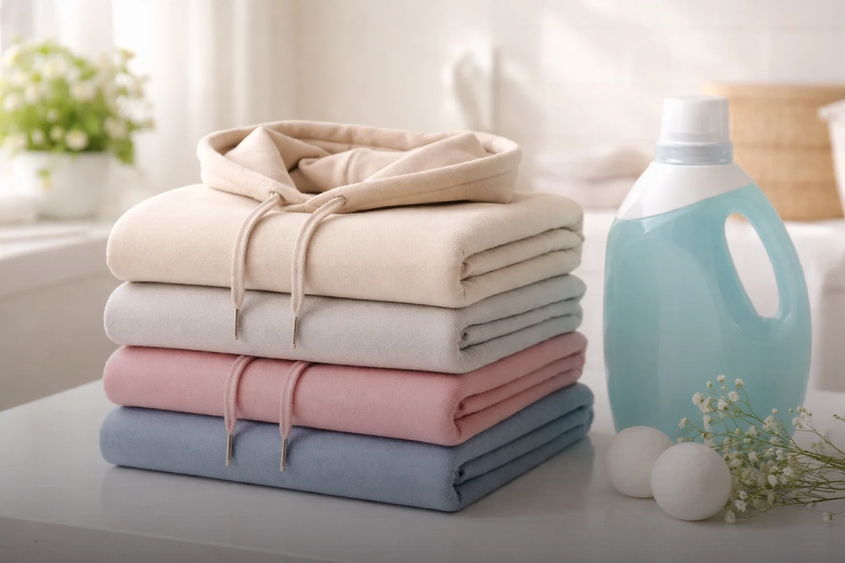 شستن هودی با دست