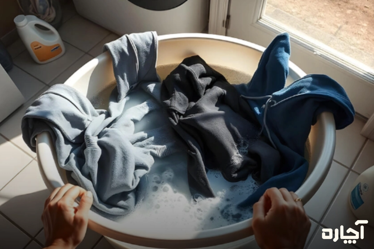 راهنمای شستن هودی با دست 