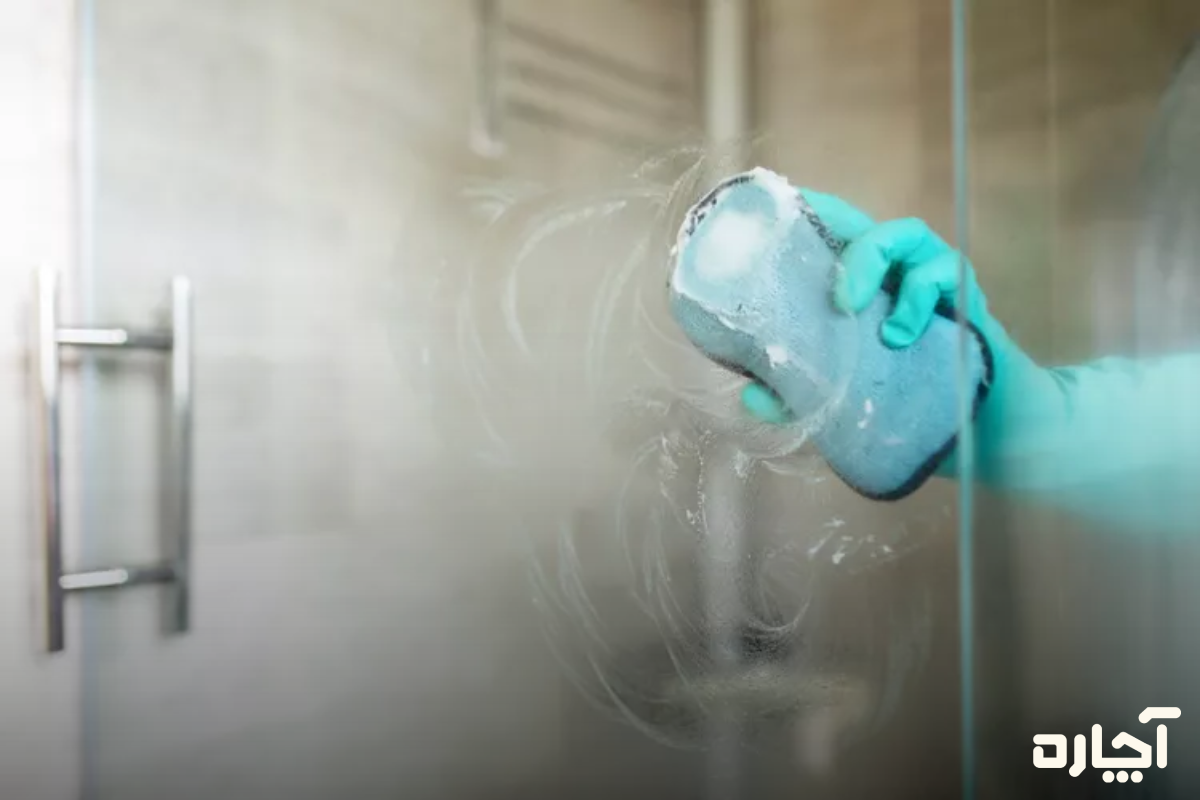نظافت هفتگی حمام برای رفع کپک و قارچ حمام