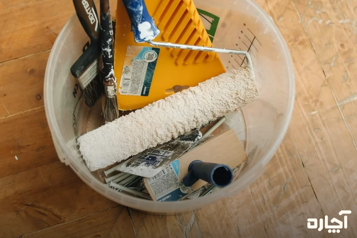 راهنمای رنگ آمیزی سیمان و تهیه وسایل لازم نقاشی