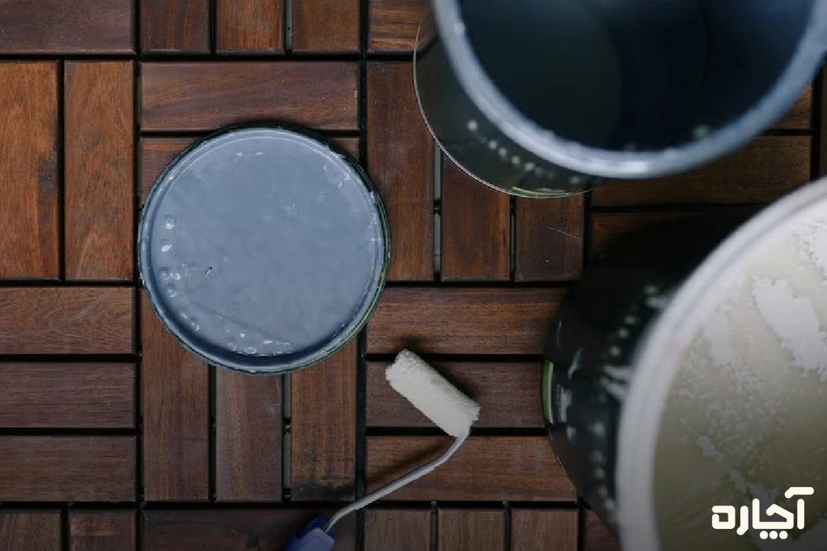 راهنمای رنگ آمیزی سیمان و تهیه سینی رنگ