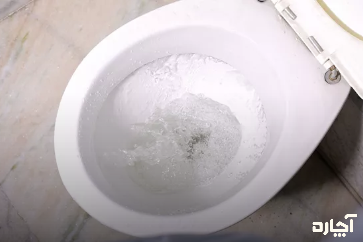 رفع مشکل ونت و برقراری تعادل فشار در فاضلاب جهت رفع بوی بد توالت فرنگی