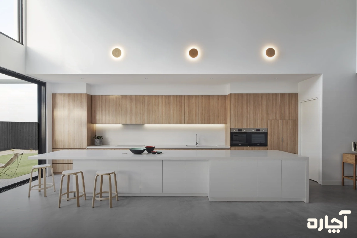 استفاده از میکروسمنت در کف آشپزخانه