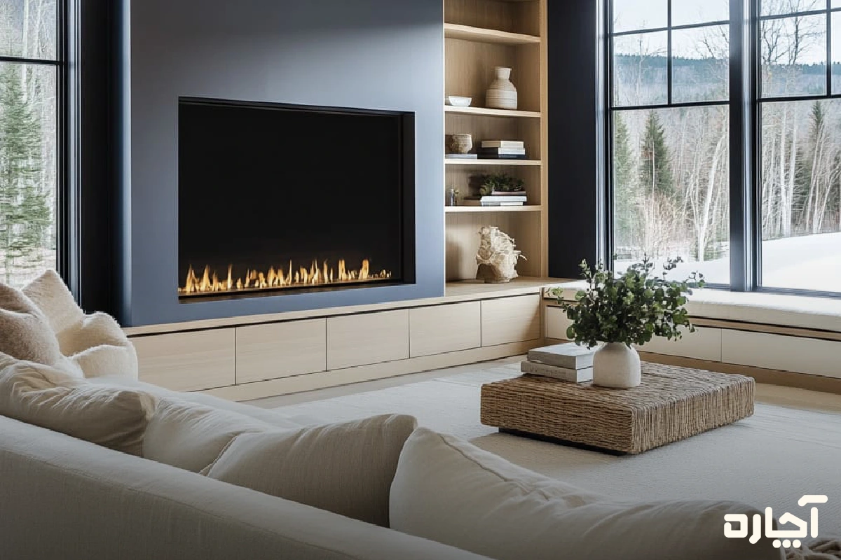 نحوه چیدمان پذیرایی مربع شکل بدون برهم خوردن تعادل فضا