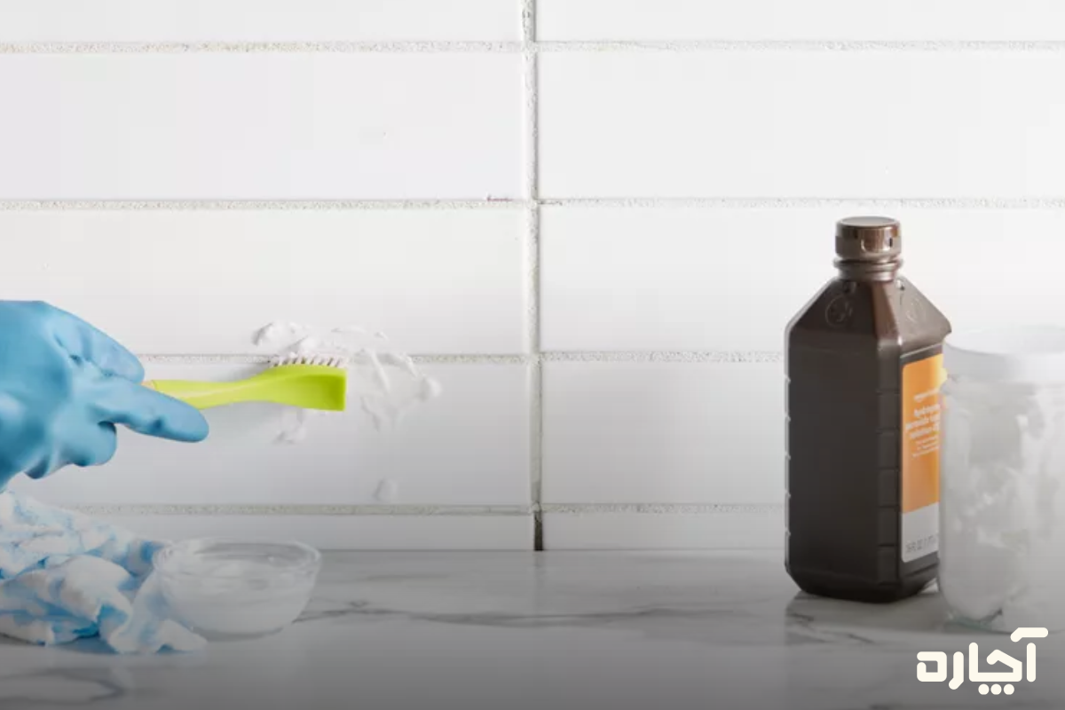 استفاده از هیدروژن پر اکسید رفع کپک و قارچ حمام