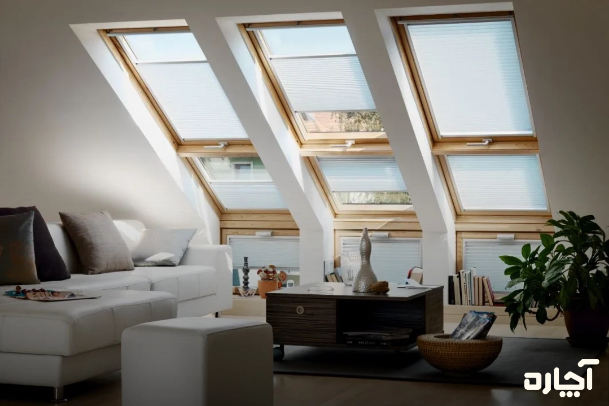 کاربرد پرده پلیسه برای پنجرههای خاص